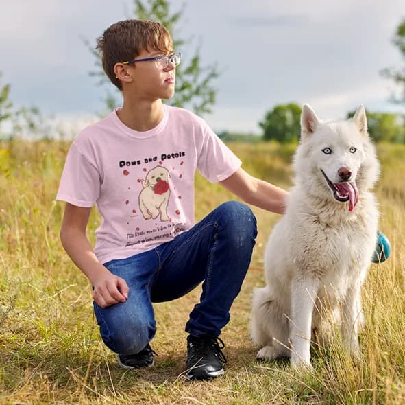 Drip SquadX Kids Paw and Petals Tshirt