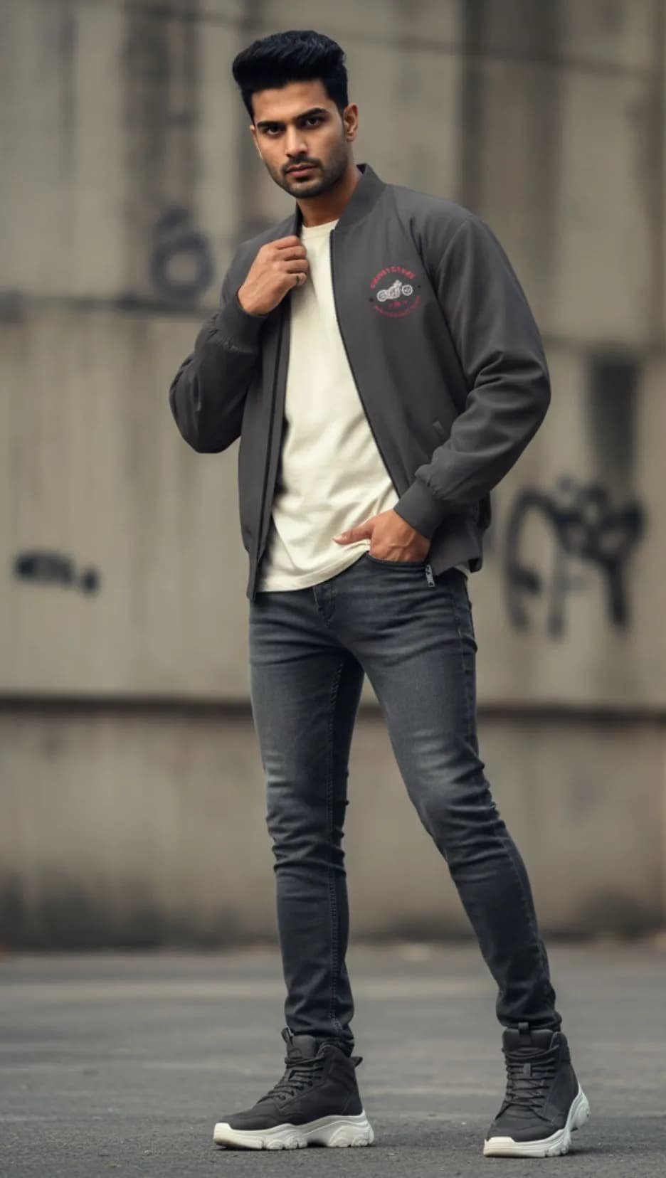 Unisex Ride Club Bomber Jacket | Premium 320 GSM Cotton Streetwear