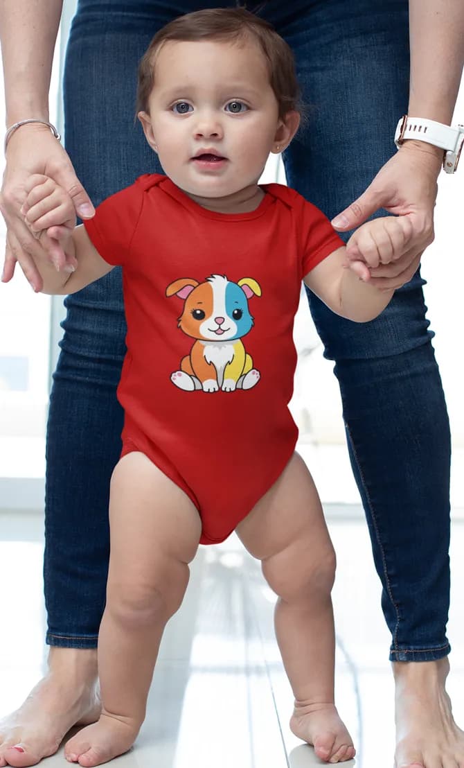 Drip Squadx Infant Multicolor Puppy Romper